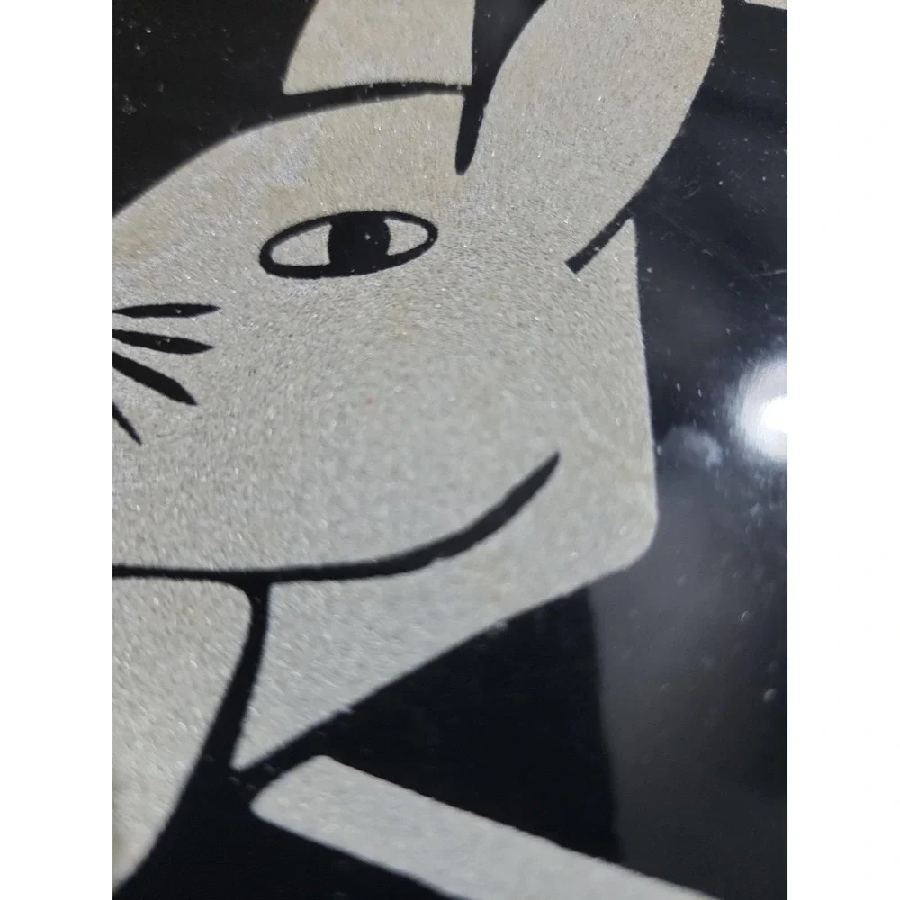 Vintage Playboy Bunny  Embossed Novelty License Plate Bow tie Bunny Used